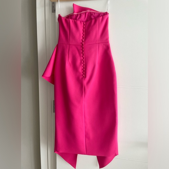 Elliatt Strapless Midi Dress - Fuchsia - Small - Picture 4 of 4
